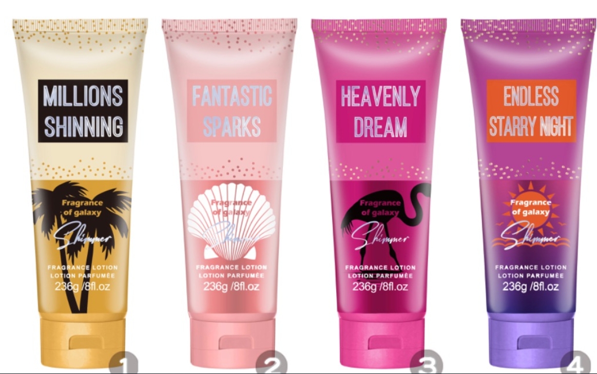 Crema corporal con fragancias